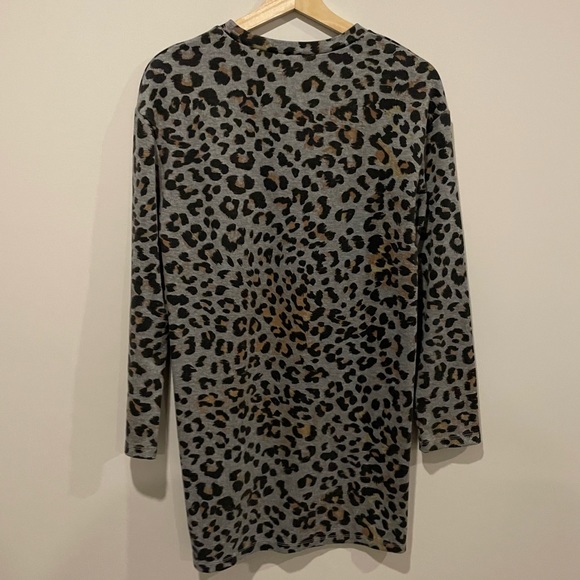 Zara Leopard Sweater Dress - Picture 3 of 3